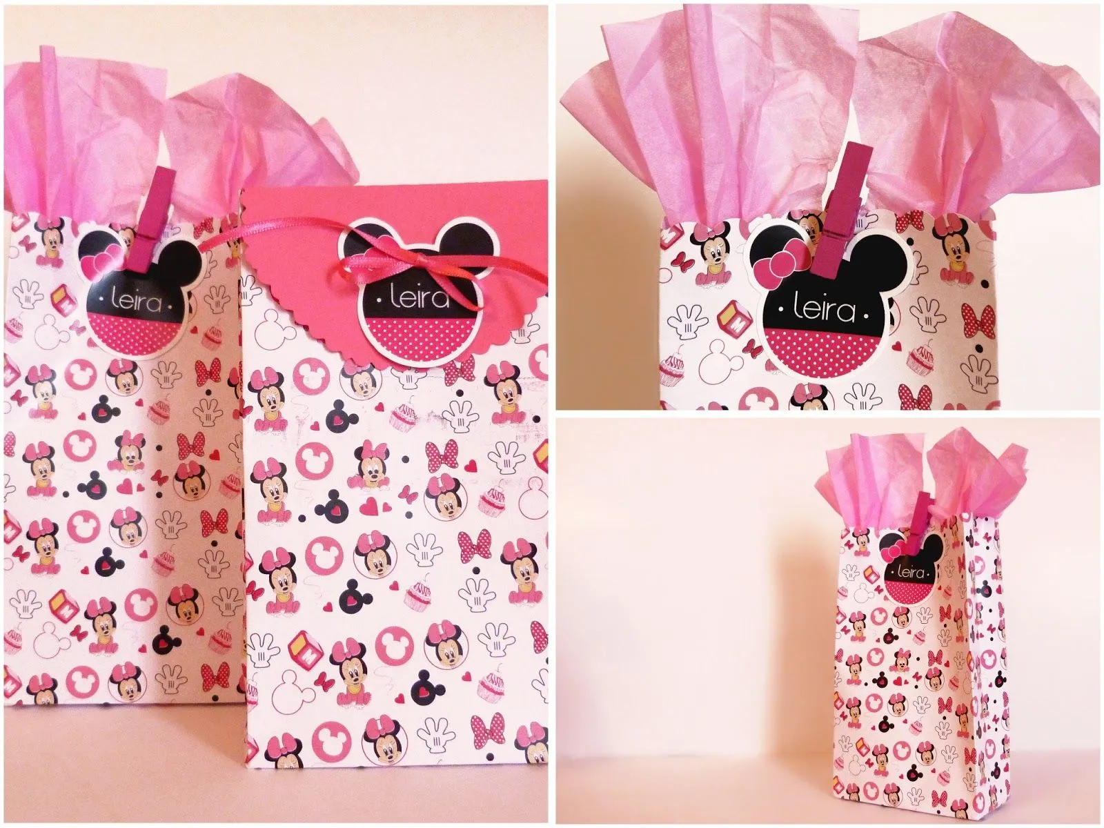 Bolsas para cumpleaños de Minnie - Imagui