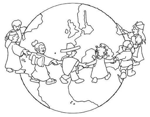 DIA DE LA TIERRA DIBUJOS PARA COLOREAR DE LA TIERRA