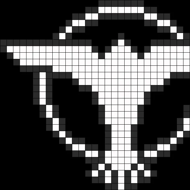 Tiesto Logo Perler Part 1 Perler Bead Pattern | Bead Sprites ...