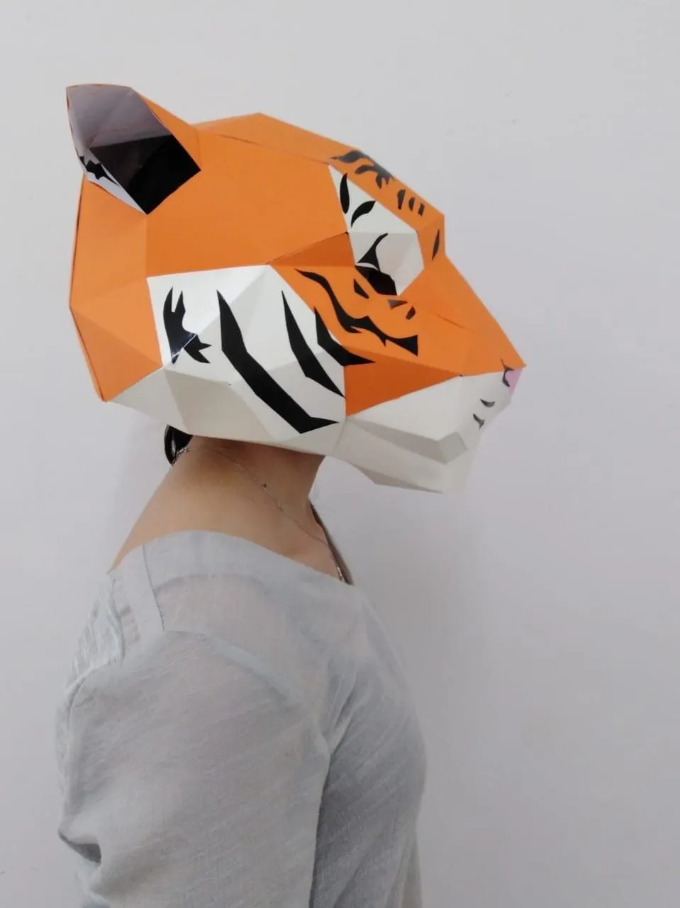 Tiger printable mask - Etsy México