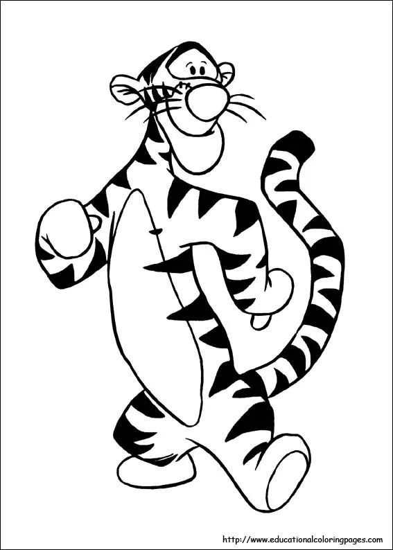 Tigger coloring pages | Educational Fun Kids Coloring Pages and ...