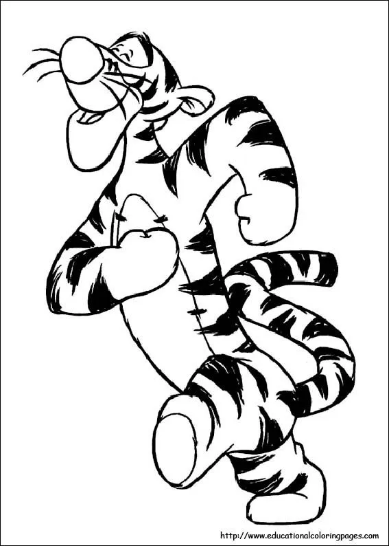 Tigger coloring pages | Educational Fun Kids Coloring Pages and ...