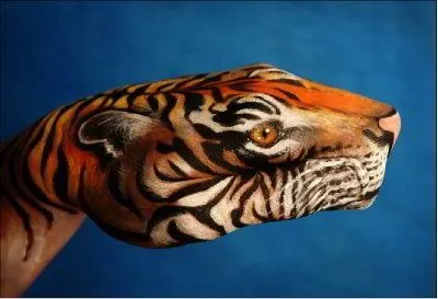 Le Tigre Art visuel - Version imprimable