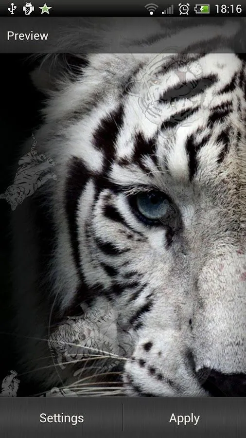 Tigre Blanco Fondo Animado - Aplicaciones de Android en Google Play