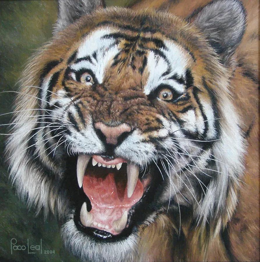 Tigre by Paco Leal - Tigre Painting - Tigre Fine Art Prints and ...