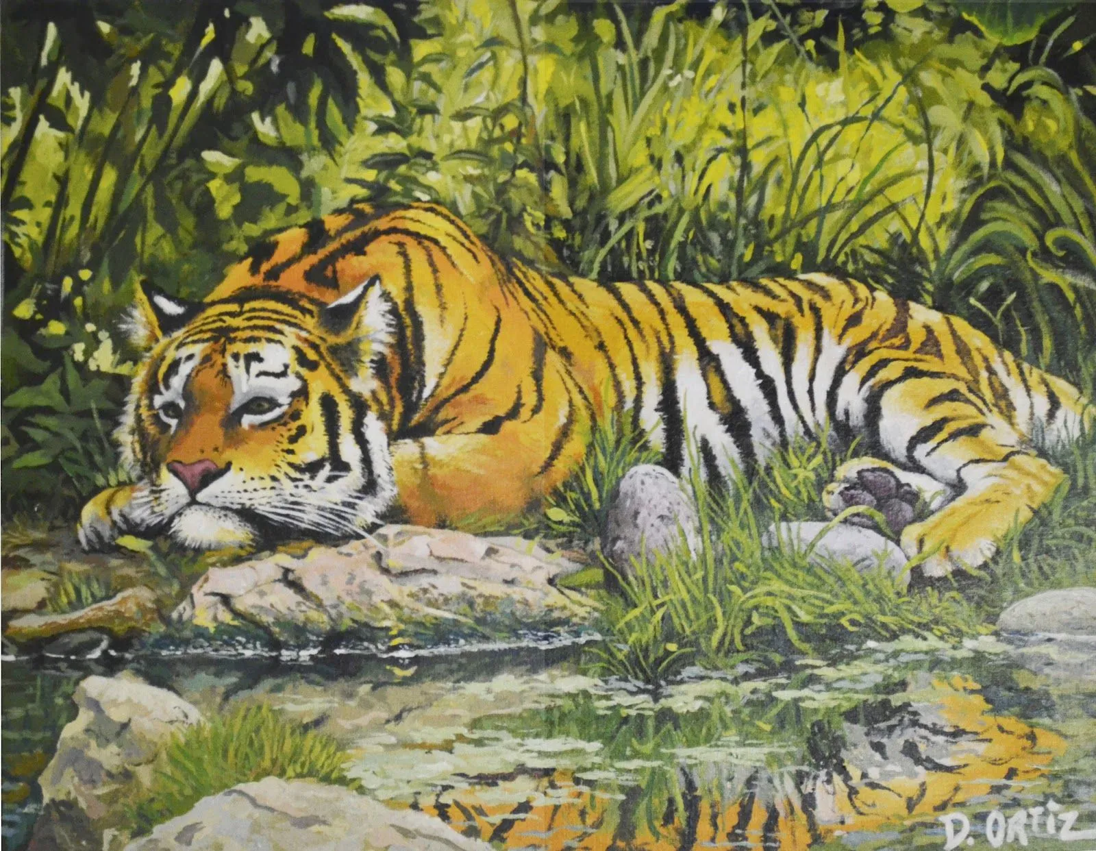 TIGRE EN DESCANSO" | DEIMIAN´s ARTS