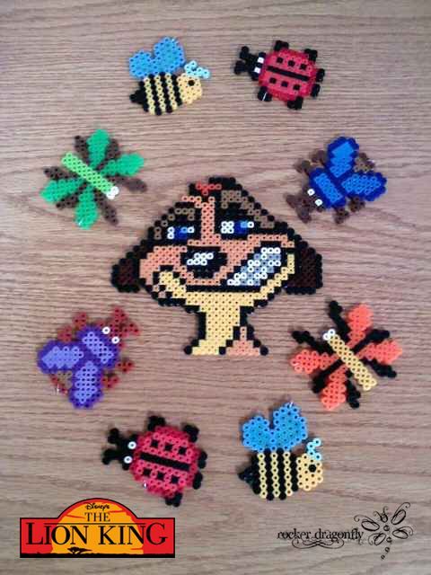 Timon - The Lion King perler beads by RockerDragonfly on ...