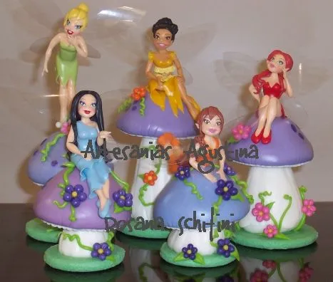 Tinkerbell and Friends « Artesanias Agustina – Porcelana Fría