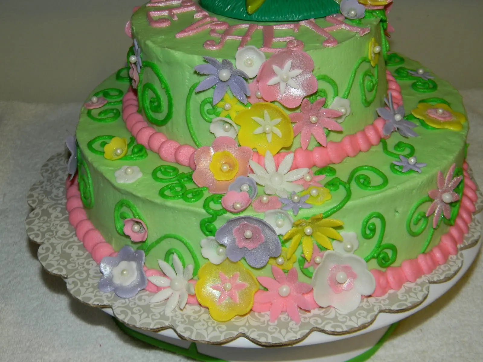 Tinkerbell Baby Shower Cake