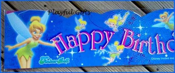 1 Tinkerbell Blue Happy Birthday Banner | eBay