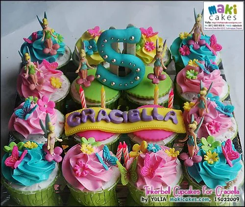 Tinkerbell Cupcakes for Graciella - Maki Cakes | Flickr - Photo ...