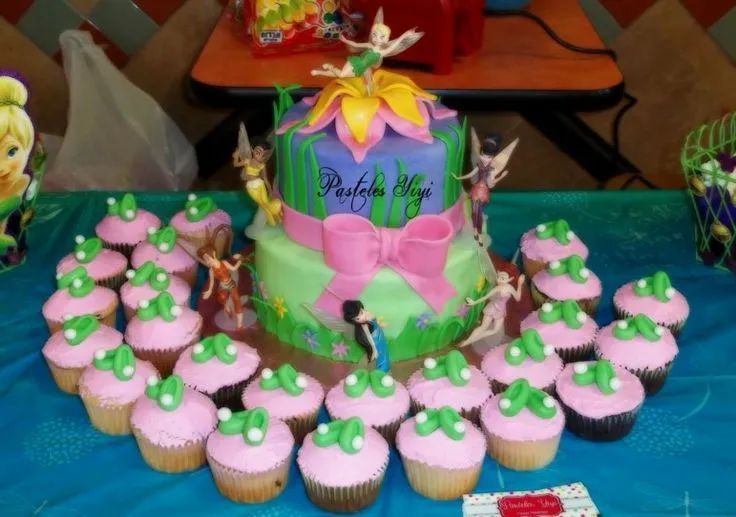 Tinkerbell fondant cake | Pasteles | Pinterest