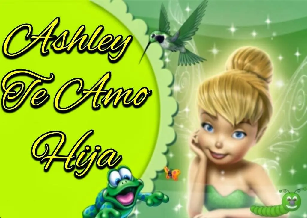 TINKERBELL FRASES POSITIVAS: CAMPANITA CON NOMBRE