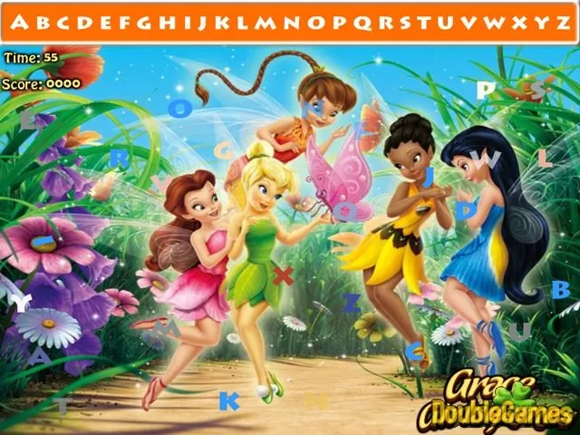 Tinkerbell. Hidden Alphabets Online Game