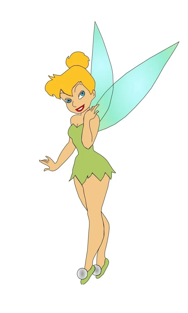 Tinkerbell in inkscape by cocker666 on DeviantArt