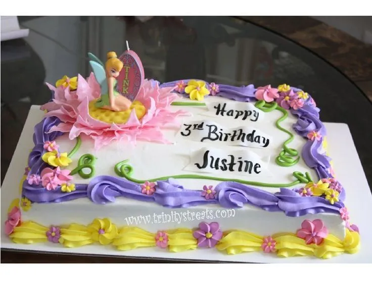 Tinkerbell Sheet Cake www,trinitystreats.com | Odds | Pinterest ...