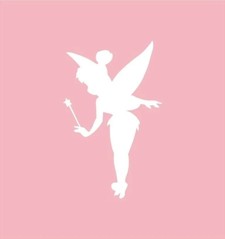 Tinkerbell Silhouette Vinyl Decal by wallspoken on Etsy