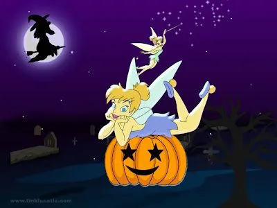 Tinkerbell Wallpaper : Tinkerbell Halloween Day >> Disney Coloring ...