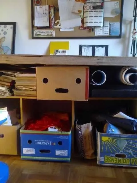 Las tipicas cajas con caritas, pero la foto estaba...