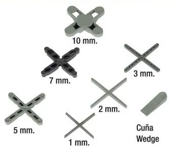 Qué tipo de cruceta elegir para la separación de azulejos o suelo |