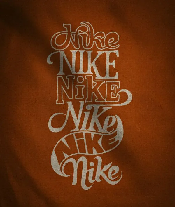 Tipografía Nike por Mats Ottdal | Designals