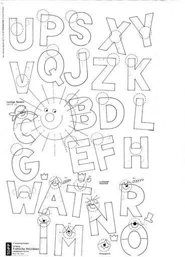 Diferentes tipos de moldes de letras - Imagui
