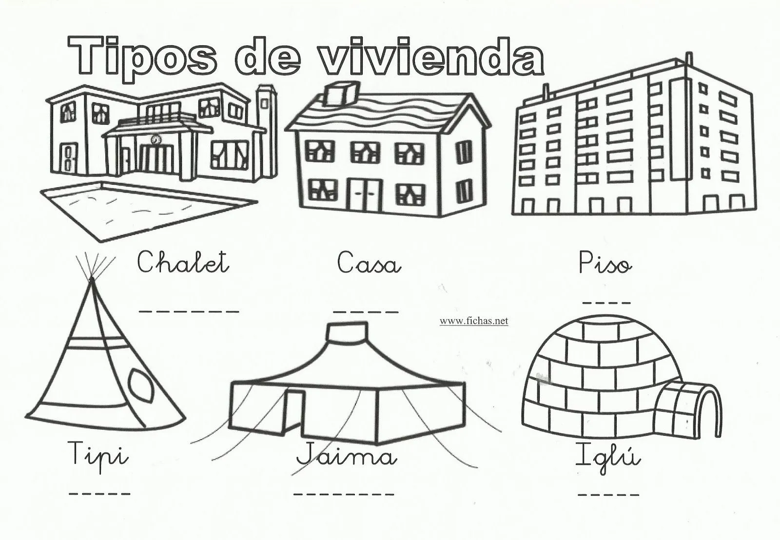 Diferentes tipos de casas - Imagui