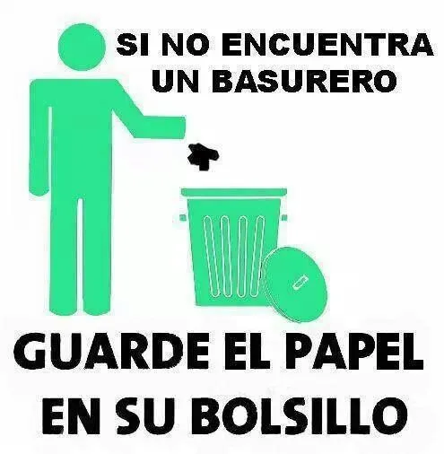 No tire basura | Spanish class | Pinterest