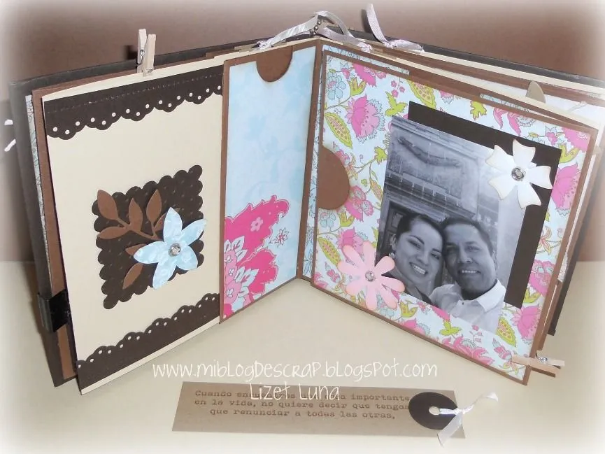 Tishita***: Mini Album de Scrapbook