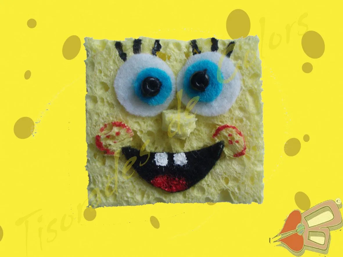 tisorades de colors: Cara Bob Esponja