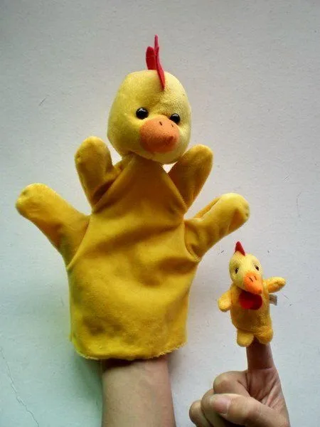 Como se hace un titere de gallina - Imagui
