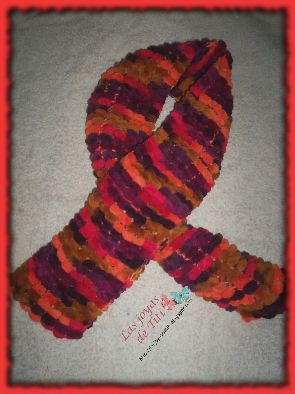 Titi's crafts: Chalina, bufanda o cachecol