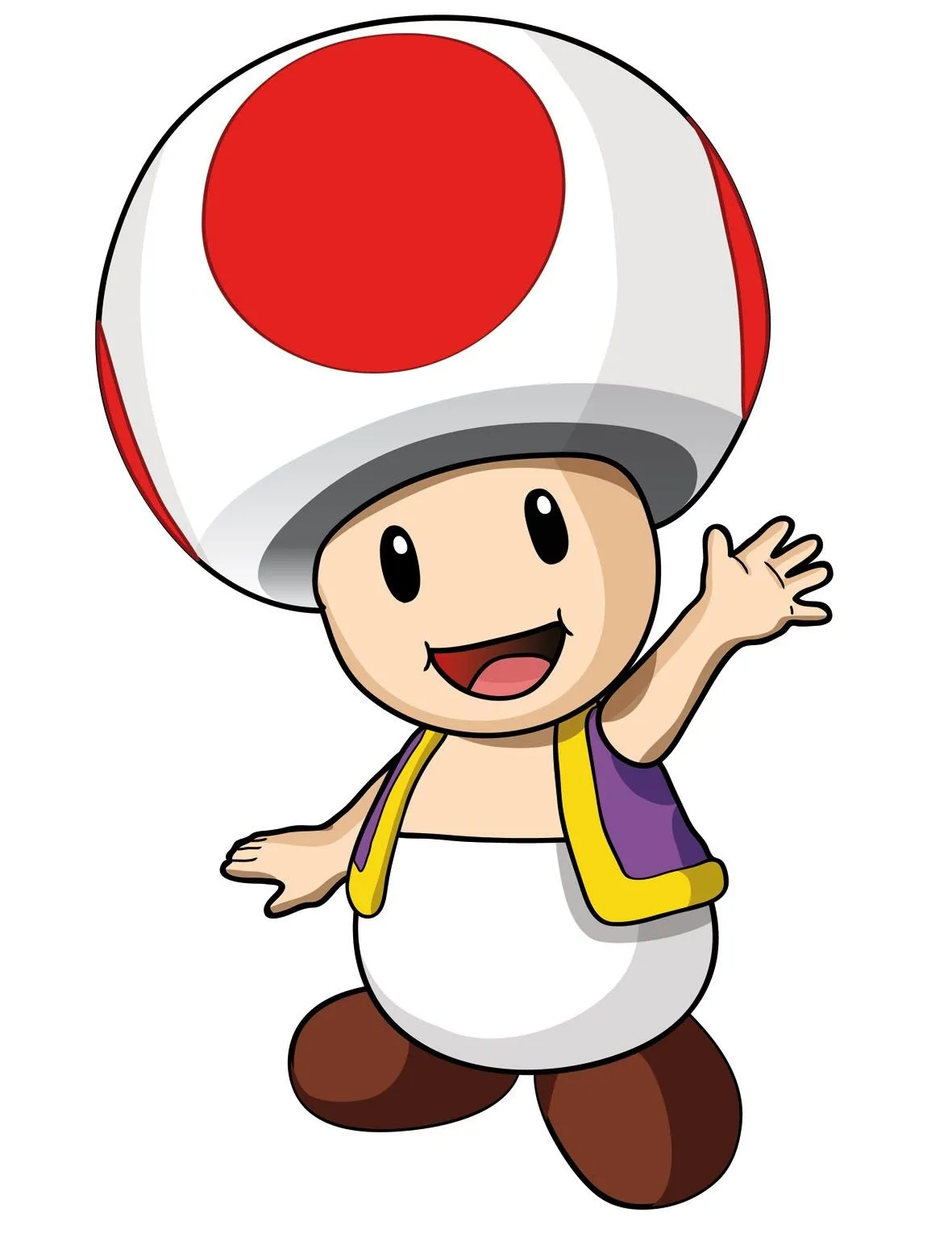 Toad (Super Mario Bros.) | Pache Ilustración