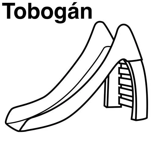 Tobogan para colorear - Imagui