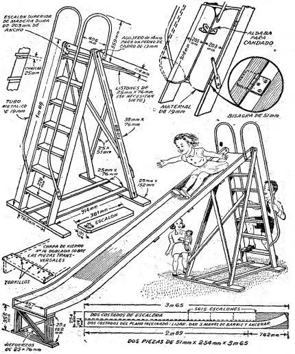 Tobogan - Como hacer un TOBOGAN infantil | Como hacer ...