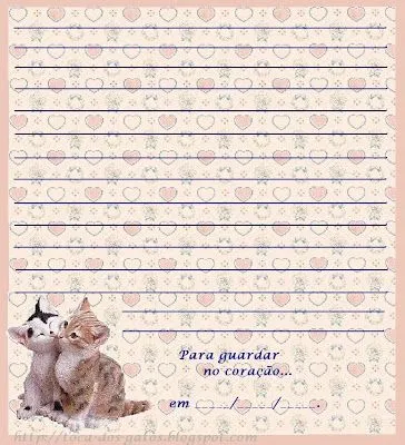 Toca-dos-Gatos: Kit Valentine - para imprimir