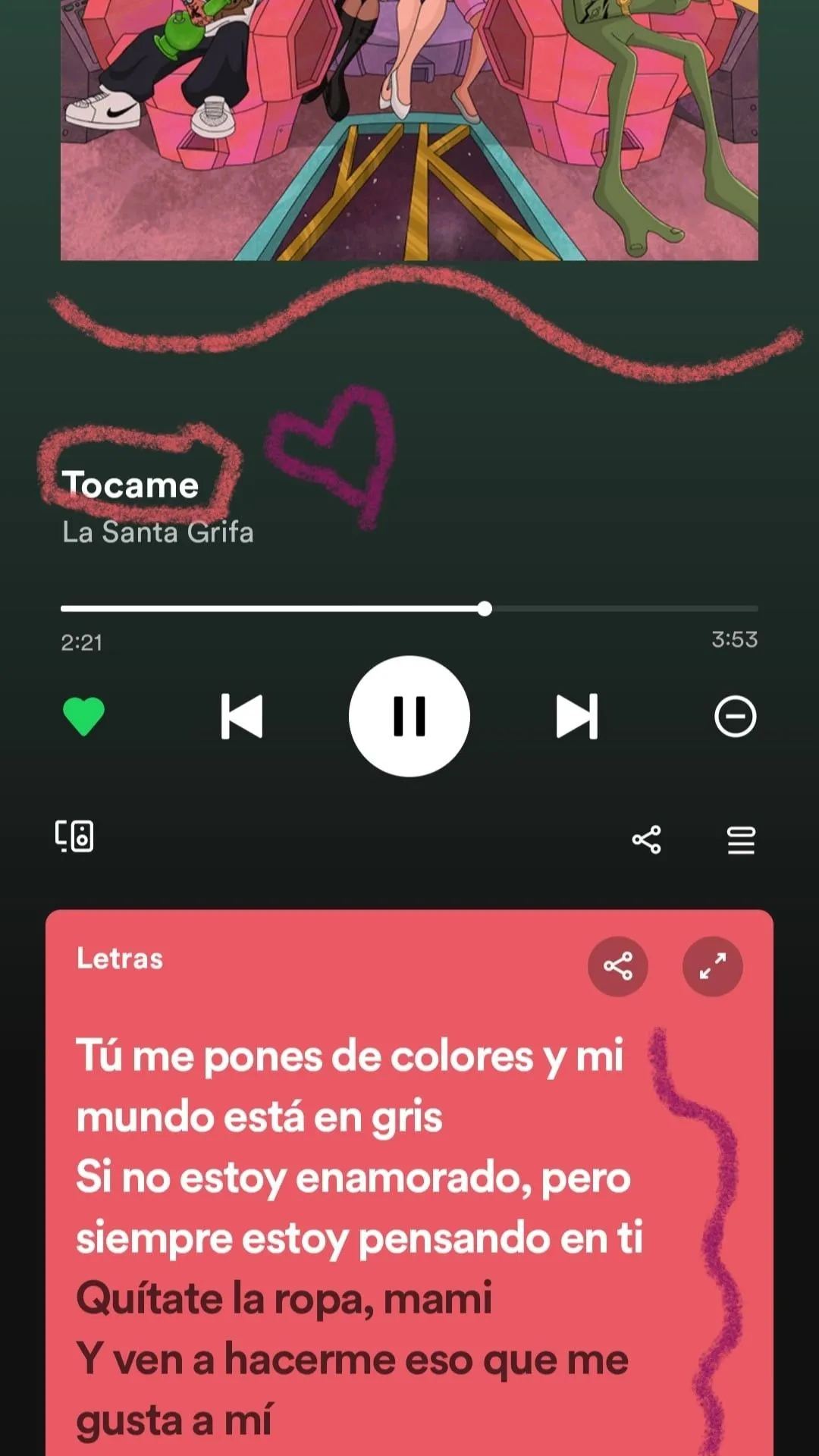 Tocame - La Santa Grifa en 2023 | Letras de canciones, Canciones, Frases de  canciones