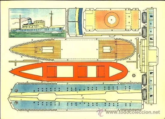 TODORECORTABLES SUEÑOS DE PAPEL: BARCOS RECORTABLES