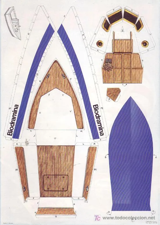 TODORECORTABLES SUEÑOS DE PAPEL: BARCOS RECORTABLES