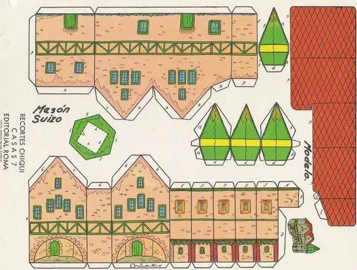TODORECORTABLES SUEÑOS DE PAPEL: CASAS DE RECORTABLES ...