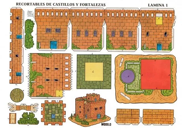 TODORECORTABLES SUEÑOS DE PAPEL: CASTILLOS RECORTABLES