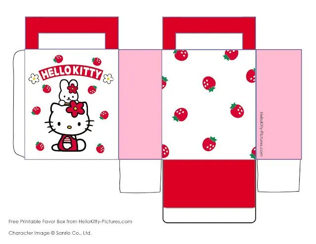 TODORECORTABLES SUEÑOS DE PAPEL: HELLO KITTY RECORTABLES, CAJITAS ...