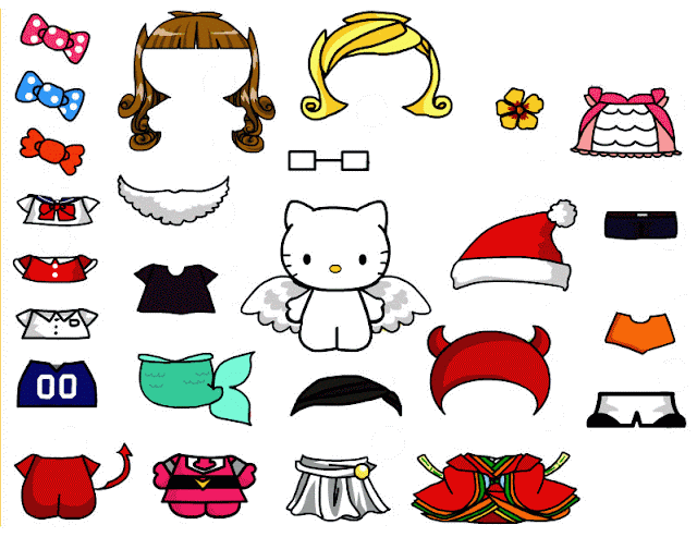 TODORECORTABLES SUEÑOS DE PAPEL: HELLO KITTY RECORTABLES, CAJITAS ...
