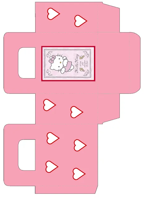 TODORECORTABLES SUEÑOS DE PAPEL: HELLO KITTY RECORTABLES, CAJITAS ...