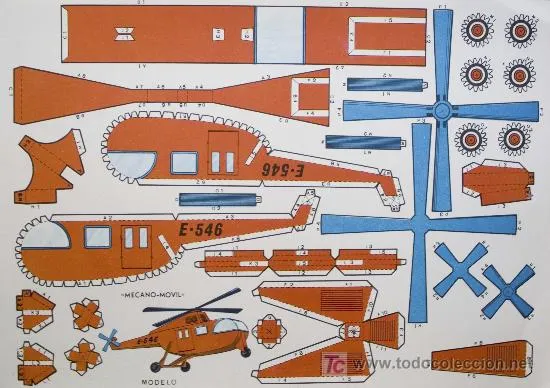 TODORECORTABLES SUEÑOS DE PAPEL: RECORTABLES DE AVIONES Y HELICOPTEROS