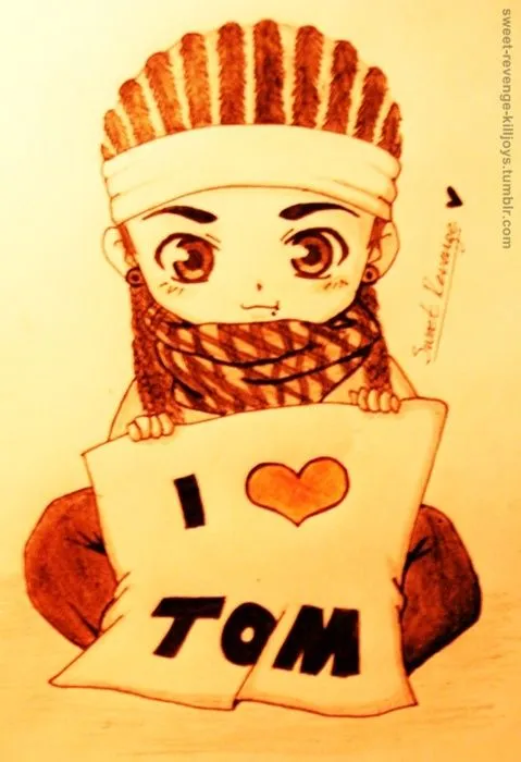 Tokio Hotel Veracruz: Dibujo cute de Tom: