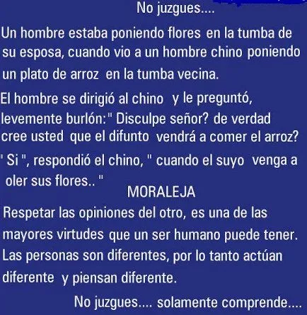 Tolerancia y Respeto…junto a la LIBERTAD, son la base de la ...