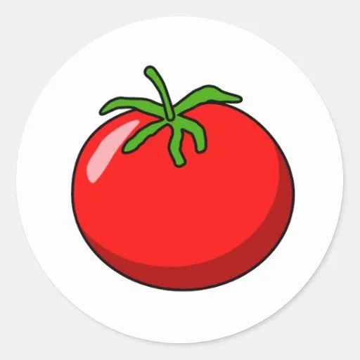 Pegatinas Tomate Del Dibujo Animado | Diseños de stickers Tomate ...