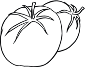 Tomatoes coloring pages | Super Coloring