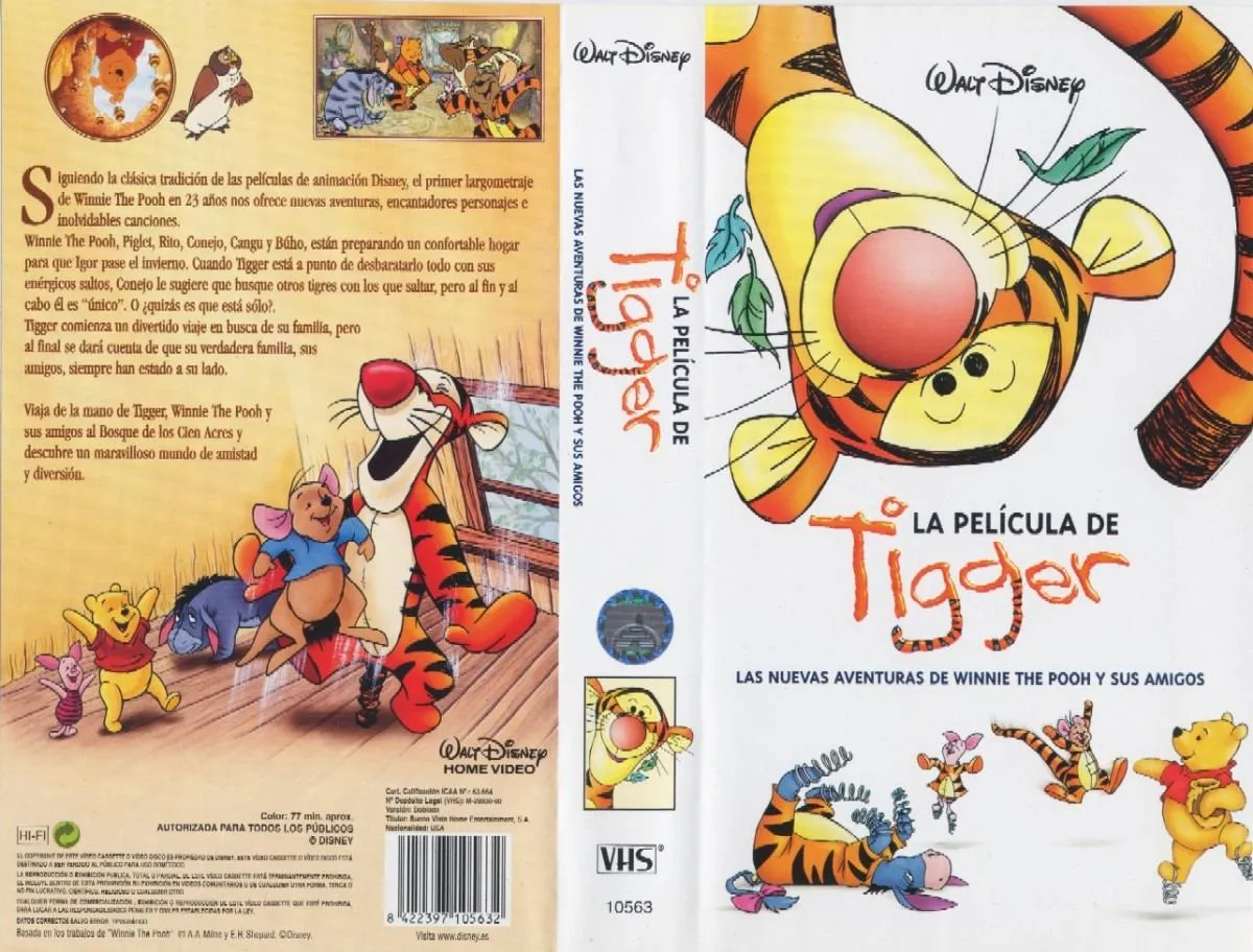 TÓMBOLA DISNEY - EL SABER NUNCA ESTÁ DE MÁS: La Película De Tigger